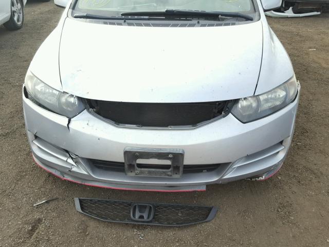 2HGFG12699H517269 - 2009 HONDA CIVIC LX SILVER photo 9