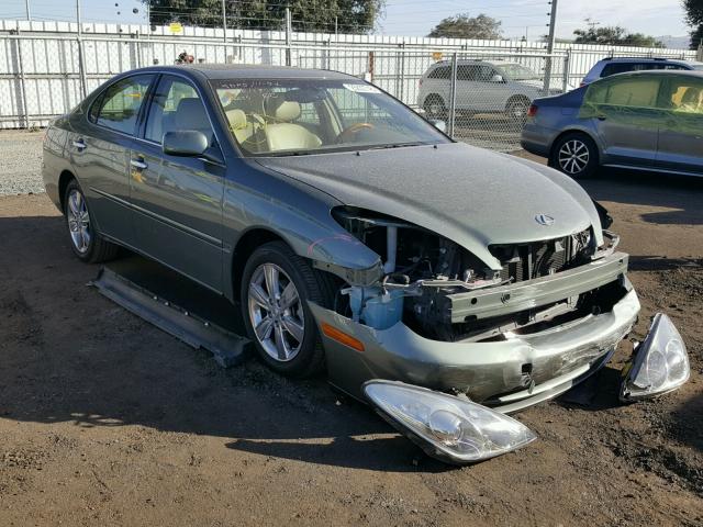 JTHBA30G055090537 - 2005 LEXUS ES 330 GREEN photo 1