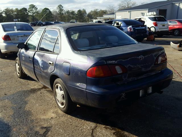 1NXBR12E6WZ137342 - 1998 TOYOTA COROLLA VE BLUE photo 3