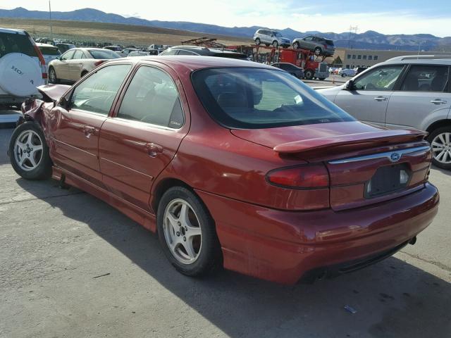 1FAFP68G4YK129469 - 2000 FORD CONTOUR SV RED photo 3