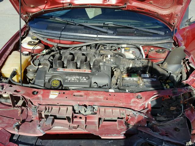 1FAFP68G4YK129469 - 2000 FORD CONTOUR SV RED photo 7