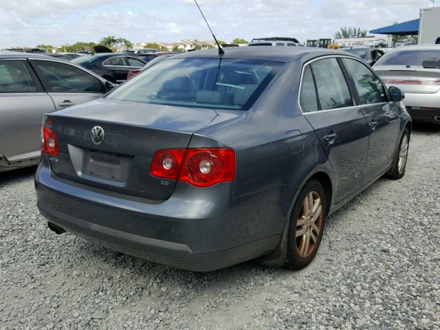 3VWEG71K27M151081 - 2007 VOLKSWAGEN JETTA WOLF GRAY photo 4