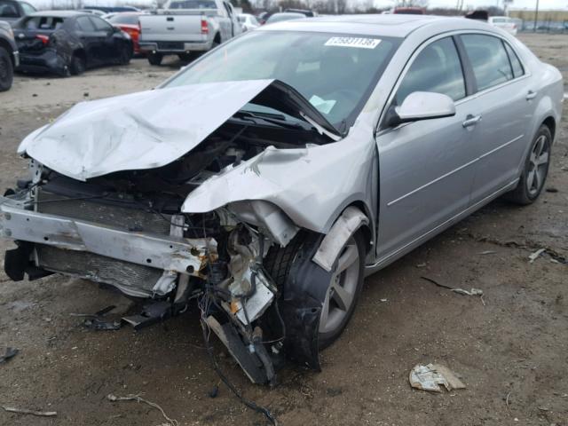 1G1ZC5EU9CF378920 - 2012 CHEVROLET MALIBU 1LT 银色 照片 2