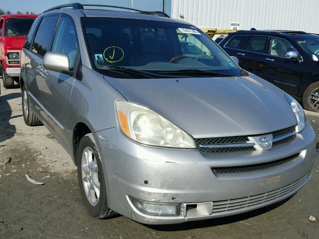 5TDZA22C65S302114 - 2005 TOYOTA SIENNA XLE SILVER photo 1