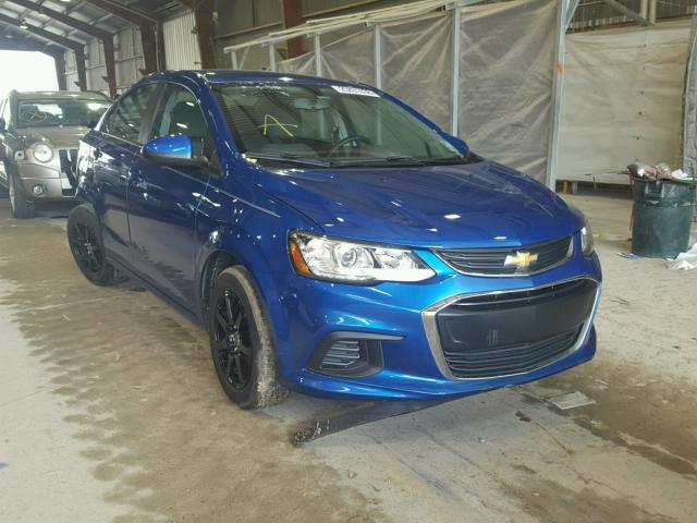 1G1JB5SHXH4131349 - 2017 CHEVROLET SONIC LS BLUE photo 1