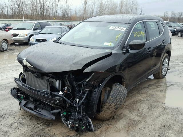 5N1AT2MV1GC759452 - 2016 NISSAN ROGUE S BLACK photo 2