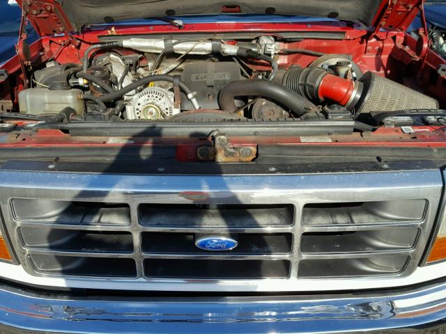 1FTHF36F2VEA18458 - 1997 FORD F350 RED photo 7