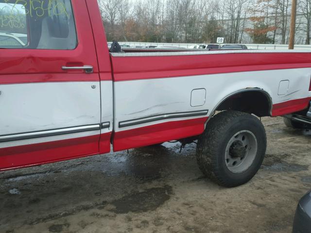 1FTHF36F2VEA18458 - 1997 FORD F350 RED photo 9