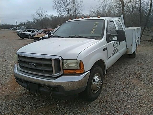 1FDWW36F31ED54925 - 2001 FORD F350 SUPER WHITE photo 2