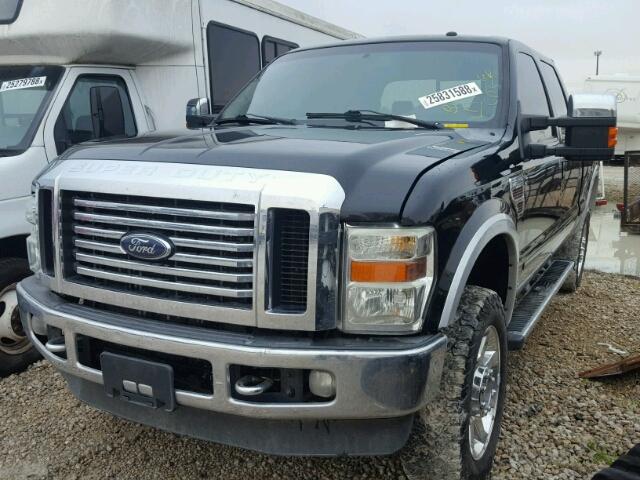 1FTWW3BR6AEA52128 - 2010 FORD F350 SUPER BLACK photo 2