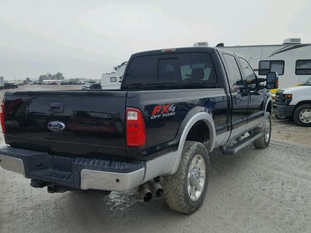 1FTWW3BR6AEA52128 - 2010 FORD F350 SUPER BLACK photo 4