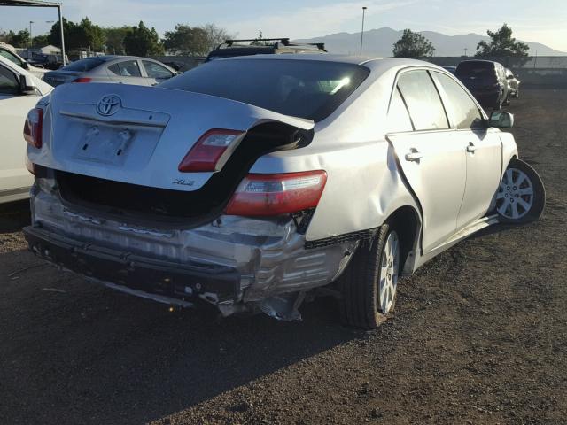 4T1BE46K98U781918 - 2008 TOYOTA CAMRY CE SILVER photo 4