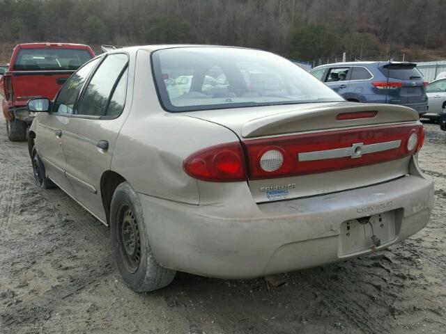 1G1JC52F337383284 - 2003 CHEVROLET CAVALIER BROWN photo 3