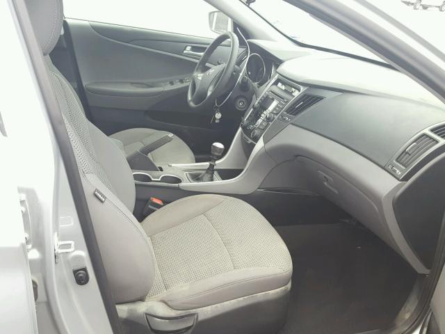 5NPEB4AC2CH428983 - 2012 HYUNDAI SONATA GLS SILVER photo 5