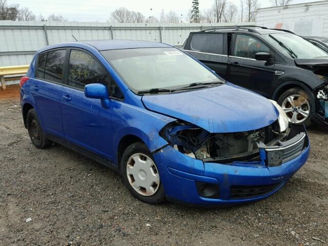 3N1BC13E27L447944 - 2007 NISSAN VERSA S BLUE photo 1