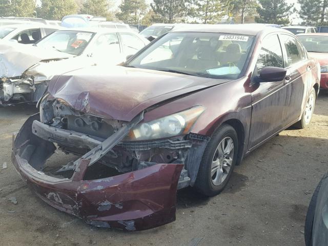 1HGCP26439A007385 - 2009 HONDA ACCORD LXP PURPLE photo 2