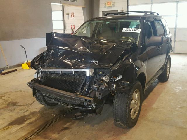 1FMCU03G79KC80152 - 2009 FORD ESCAPE XLT BLACK photo 2