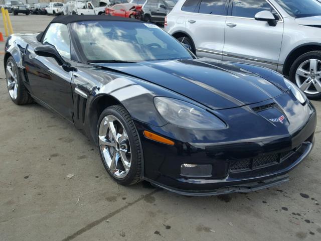 1G1YX3DW0A5108825 - 2010 CHEVROLET CORVETTE G BLACK photo 1