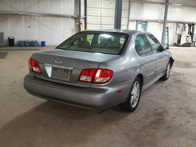 JNKDA31A04T212536 - 2004 INFINITI I35 GRAY photo 4