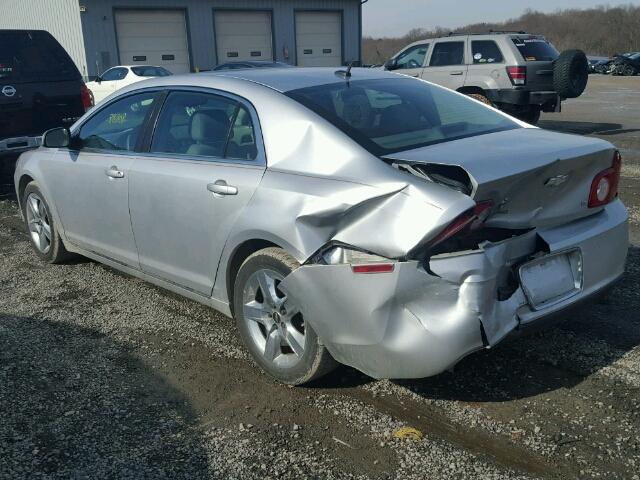 1G1ZH57B394207811 - 2009 CHEVROLET MALIBU 1LT 银色 照片 3