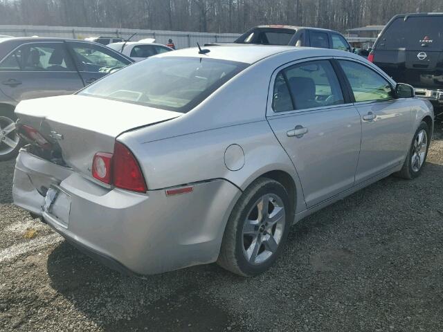 1G1ZH57B394207811 - 2009 CHEVROLET MALIBU 1LT SILVER photo 4