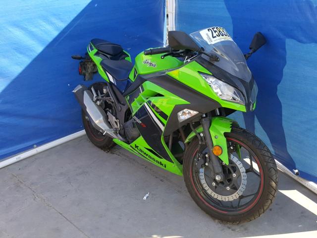 JKAEX8A11EA004030 - 2014 KAWASAKI EX300 A GREEN photo 1