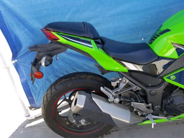 JKAEX8A11EA004030 - 2014 KAWASAKI EX300 A GREEN photo 6