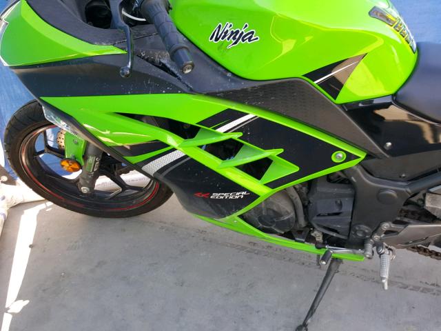 JKAEX8A11EA004030 - 2014 KAWASAKI EX300 A GREEN photo 7