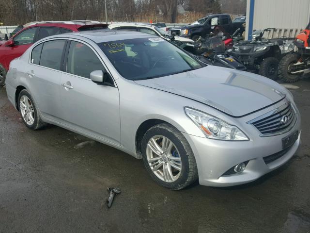 JN1CV6AR2CM676710 - 2012 INFINITI G37 SILVER photo 1