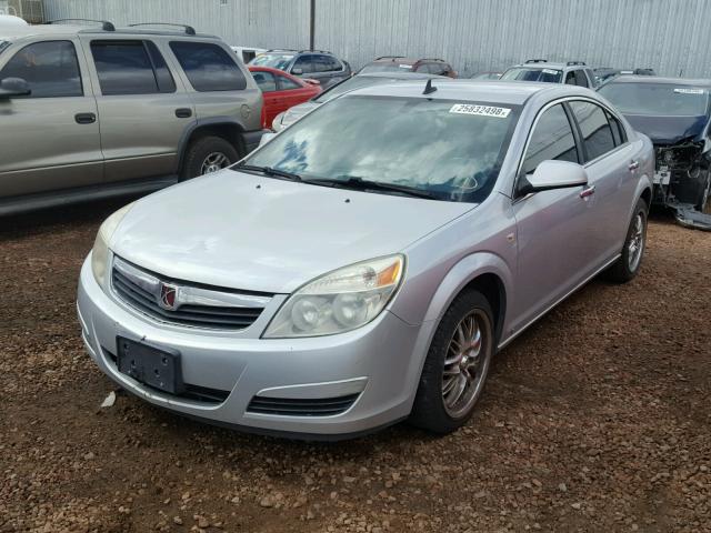 1G8ZV57B09F105493 - 2009 SATURN AURA XR SILVER photo 2