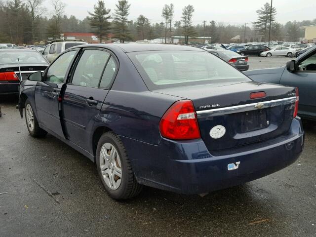 1G1ZS51866F268665 - 2006 CHEVROLET MALIBU LS BLUE photo 3