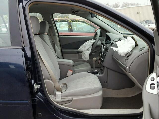 1G1ZS51866F268665 - 2006 CHEVROLET MALIBU LS BLUE photo 5