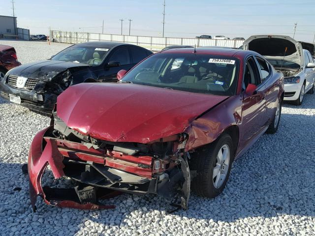 2G2WS522051236454 - 2005 PONTIAC GRAND PRIX MAROON photo 2