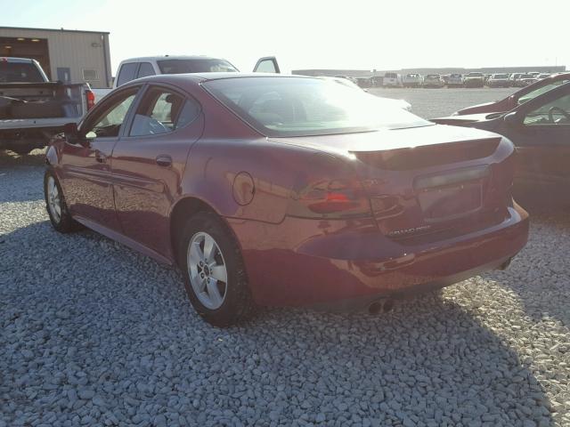 2G2WS522051236454 - 2005 PONTIAC GRAND PRIX MAROON photo 3