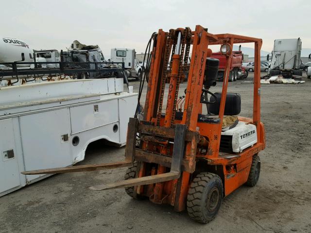 FGL1815426 - 1994 TOYOTA FORKLIFT ORANGE photo 2