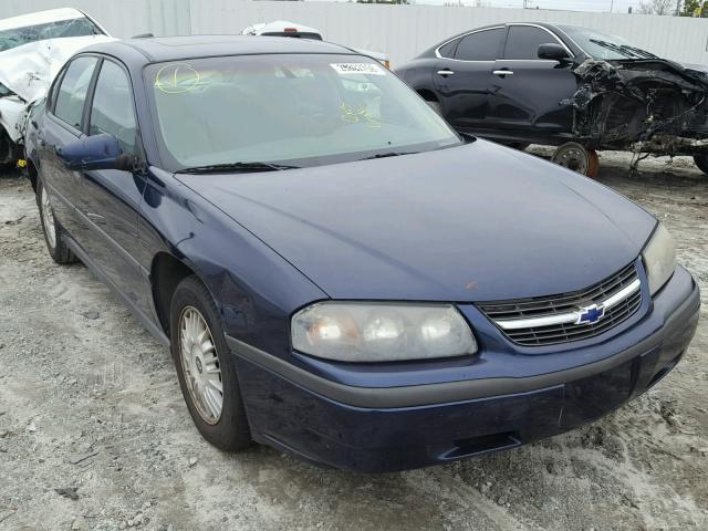 2G1WF52K419377001 - 2001 CHEVROLET IMPALA BLUE photo 1