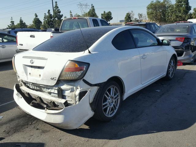 JTKDE167480253503 - 2008 TOYOTA SCION TC WHITE photo 4