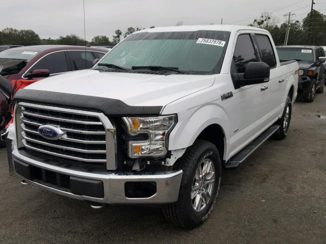 1FTEW1EP3HFA42395 - 2017 FORD F150 SUPER WHITE photo 2