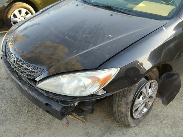 4T1BF30K04U065225 - 2004 TOYOTA CAMRY LE BLACK photo 9