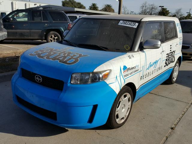 JTLKE50E991079344 - 2009 TOYOTA SCION XB WHITE photo 2