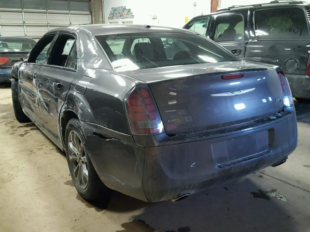 2C3CCAGG1EH357384 - 2014 CHRYSLER 300 S BLACK photo 3