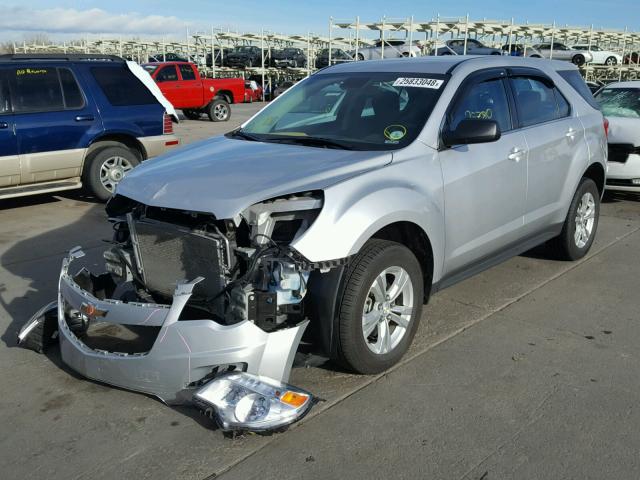 1GNALAEK9EZ132499 - 2014 CHEVROLET EQUINOX LS SILVER photo 2