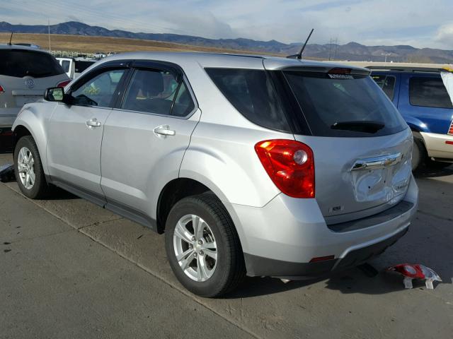 1GNALAEK9EZ132499 - 2014 CHEVROLET EQUINOX LS SILVER photo 3