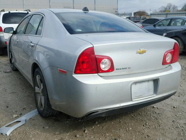 1G1ZC5E03CF106733 - 2012 CHEVROLET MALIBU 1LT SILVER photo 3