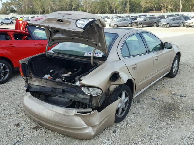 1G3NL52E31C162868 - 2001 OLDSMOBILE ALERO GL TAN photo 4