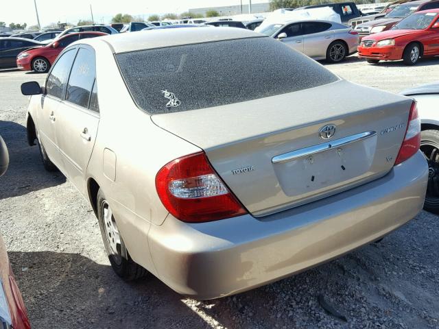 4T1BF30KX3U047040 - 2003 TOYOTA CAMRY LE TAN photo 3