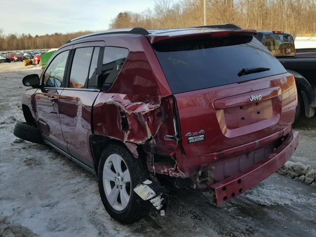 1C4NJDBB3CD663570 - 2012 JEEP COMPASS SP RED photo 3