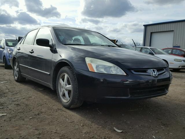 1HGCM56894A115452 - 2004 HONDA ACCORD EX BLACK photo 1