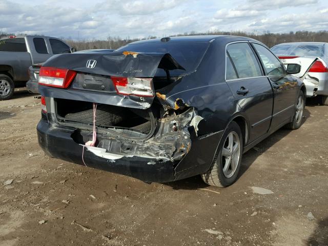 1HGCM56894A115452 - 2004 HONDA ACCORD EX BLACK photo 4