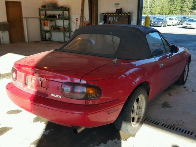 JM1NA3516N0308206 - 1992 MAZDA MX-5 MIATA RED photo 4